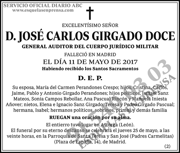 José Carlos Girgado Doce